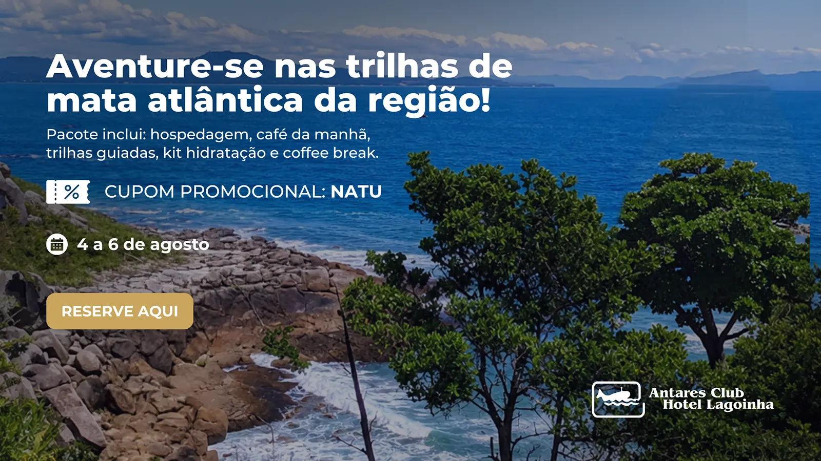 Aventure-se nas trilhas de mata atlântica da região!